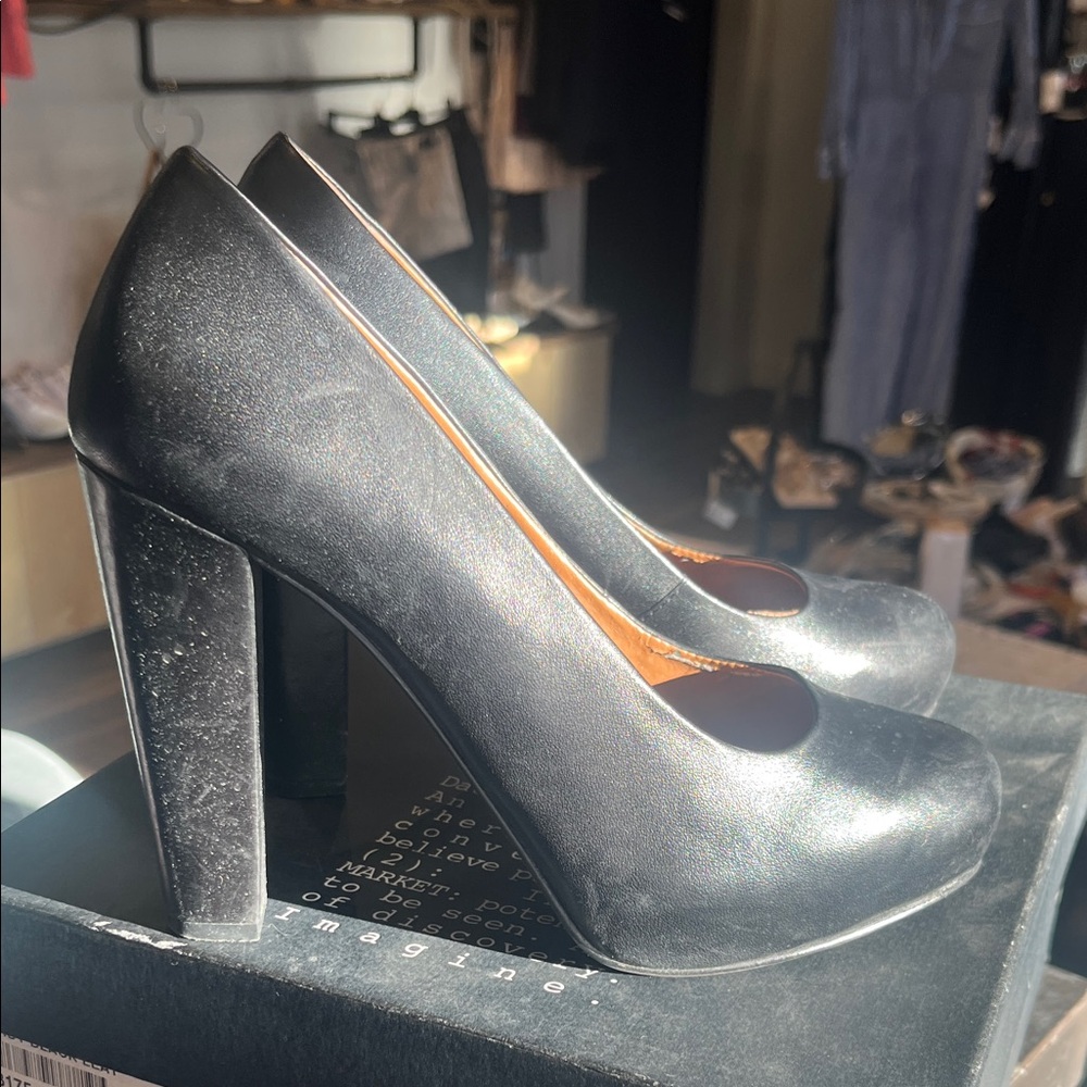 Chic Black Women's Block Heels